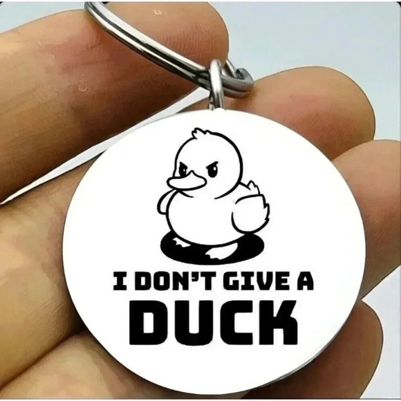Unbranded Accessories - I Don't Give It A Duck Hot Funny Cute Keychain